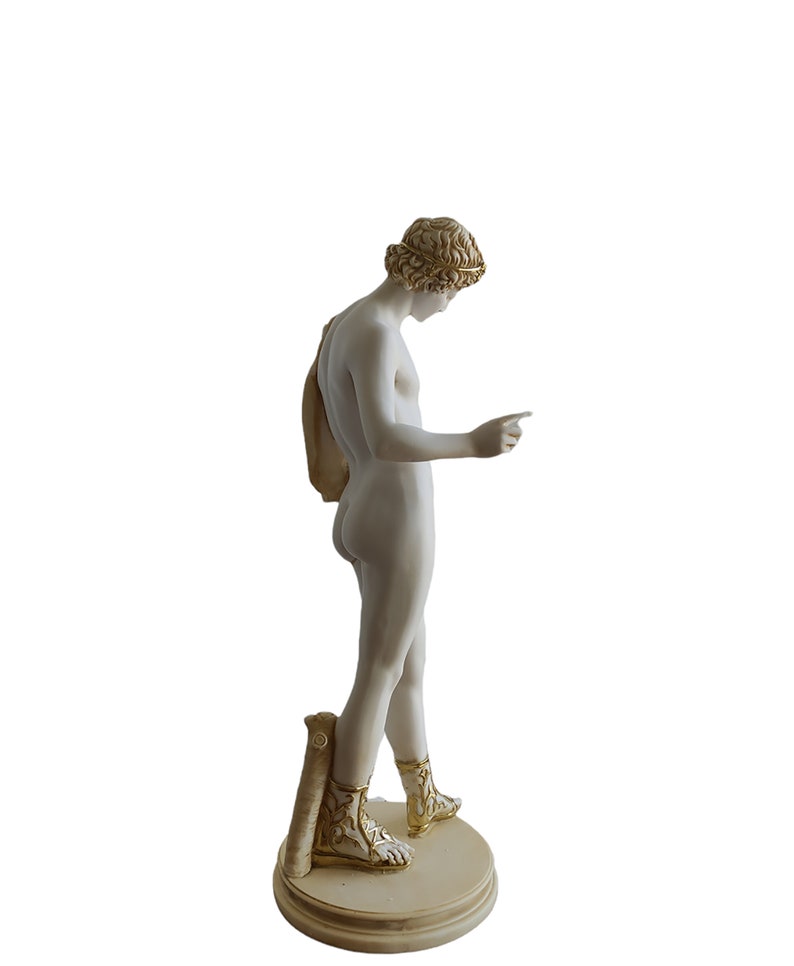 Adonis Statue, Greek Mythology, Greek God of Beauty, Home Gift Aging Technique 62 cm 24.40 in image 2