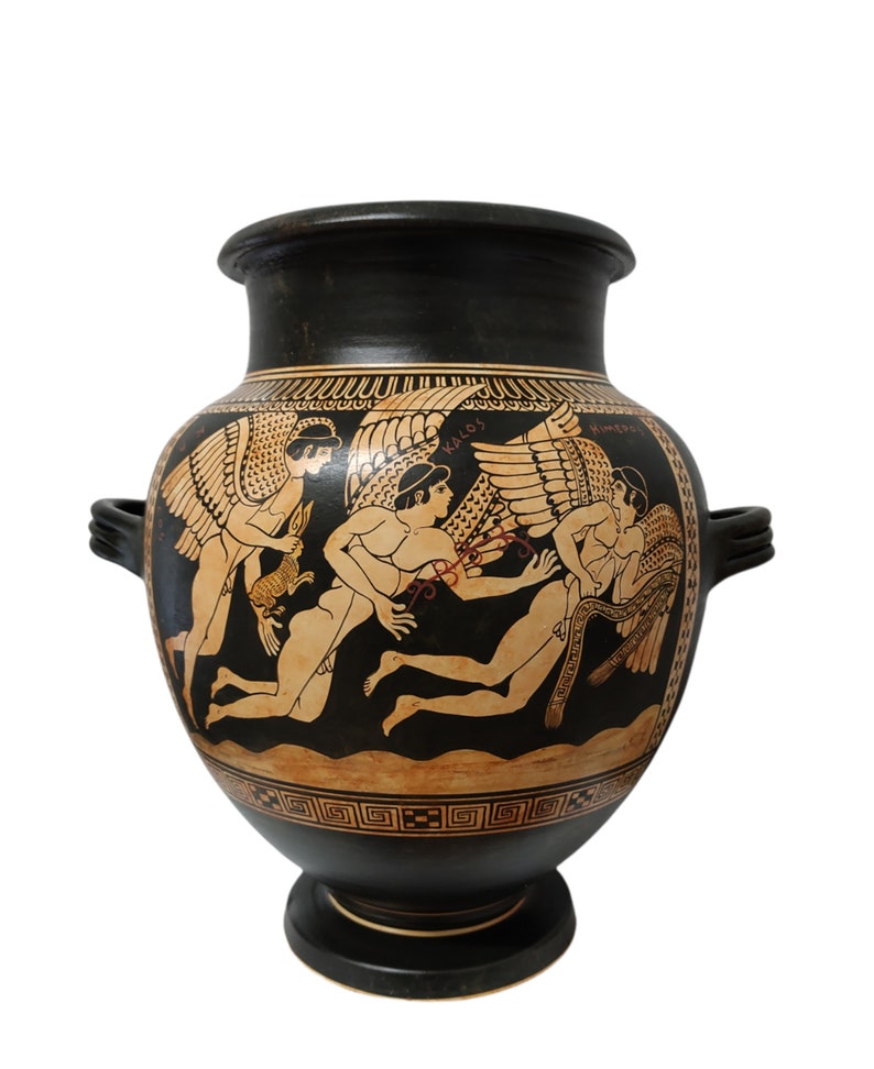 Odysseus and Sirens Stamnos Ancient Greek Vase 480 BC Pottery Etsy