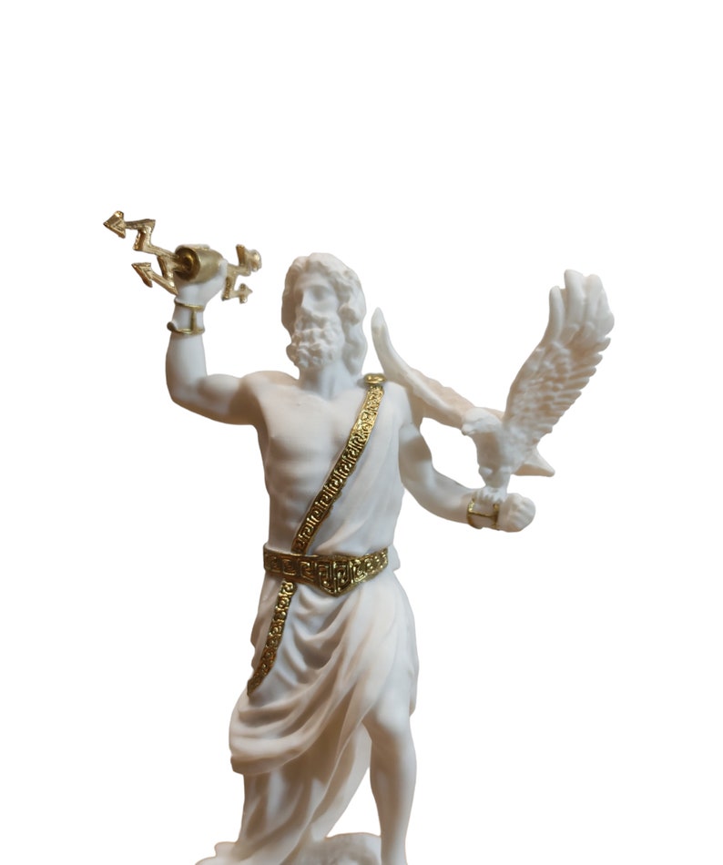 Zeus Greek God Greek Mythology Statue Etsy