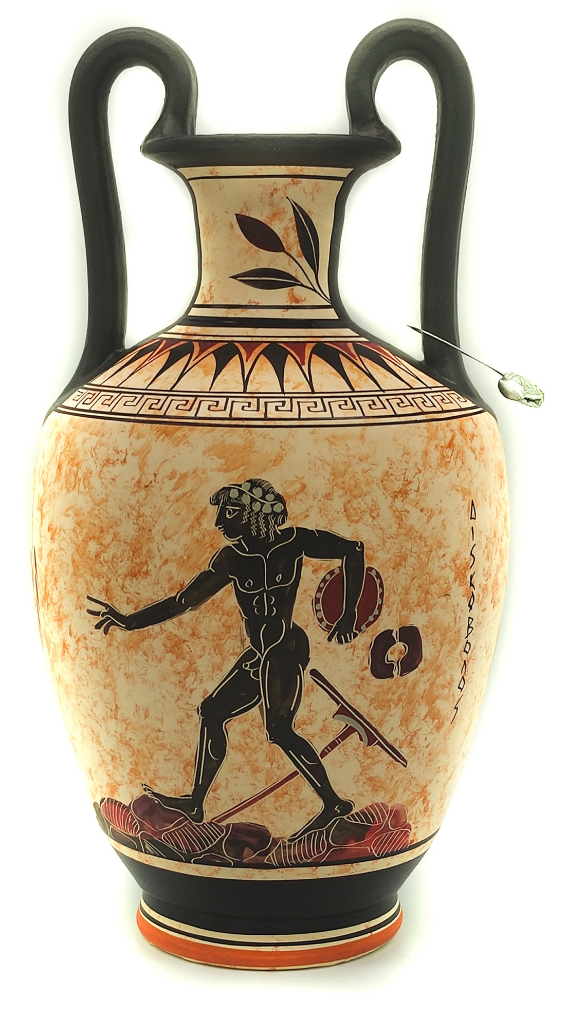 Olympic Games Discus Thrower Ancient Greek Vase Amphora Etsy