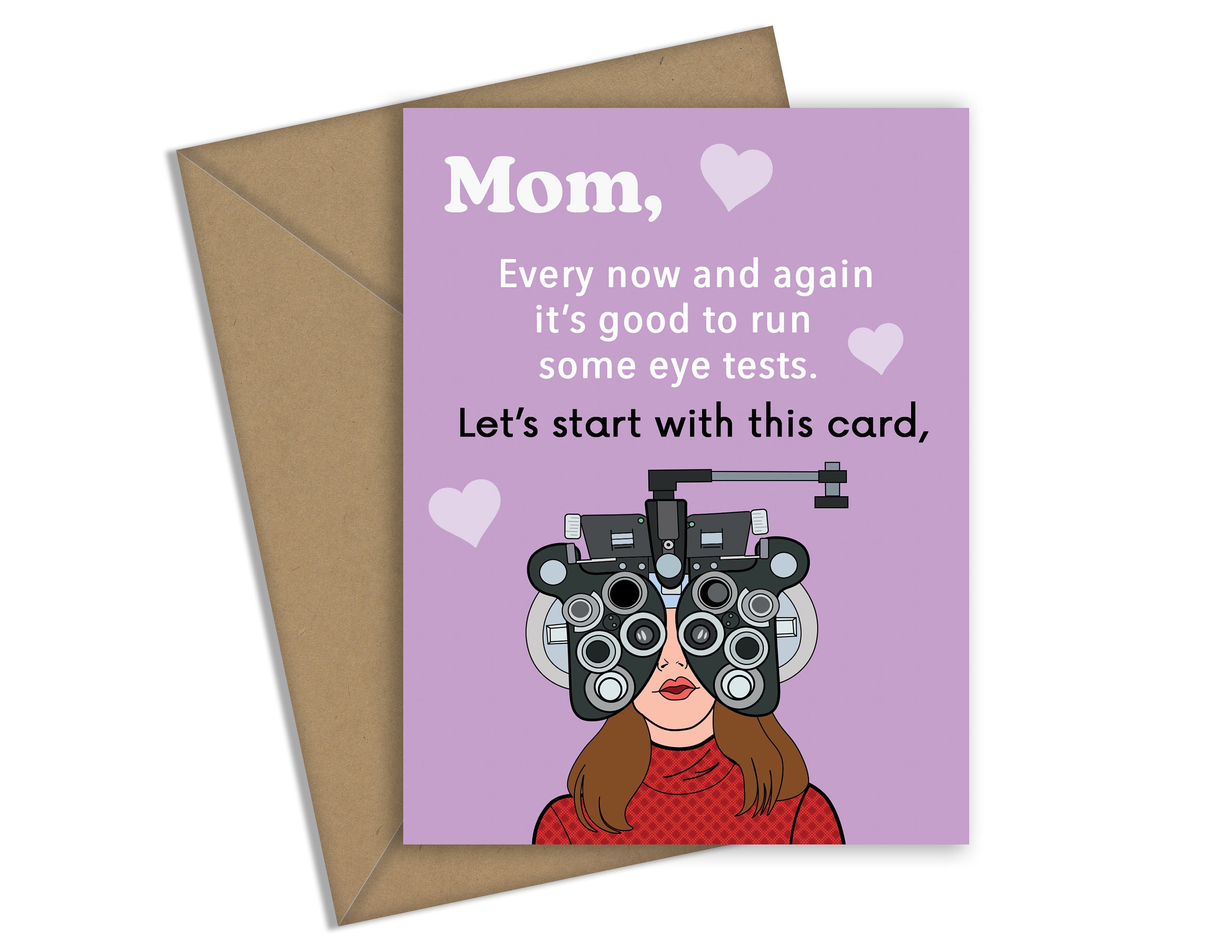 Funny Card for Mom Jokes for Mom With Bad Eye Sight Funny - Etsy Funny Card for Mom Jokes for Mom With Bad Eye Sight Funny - Etsy