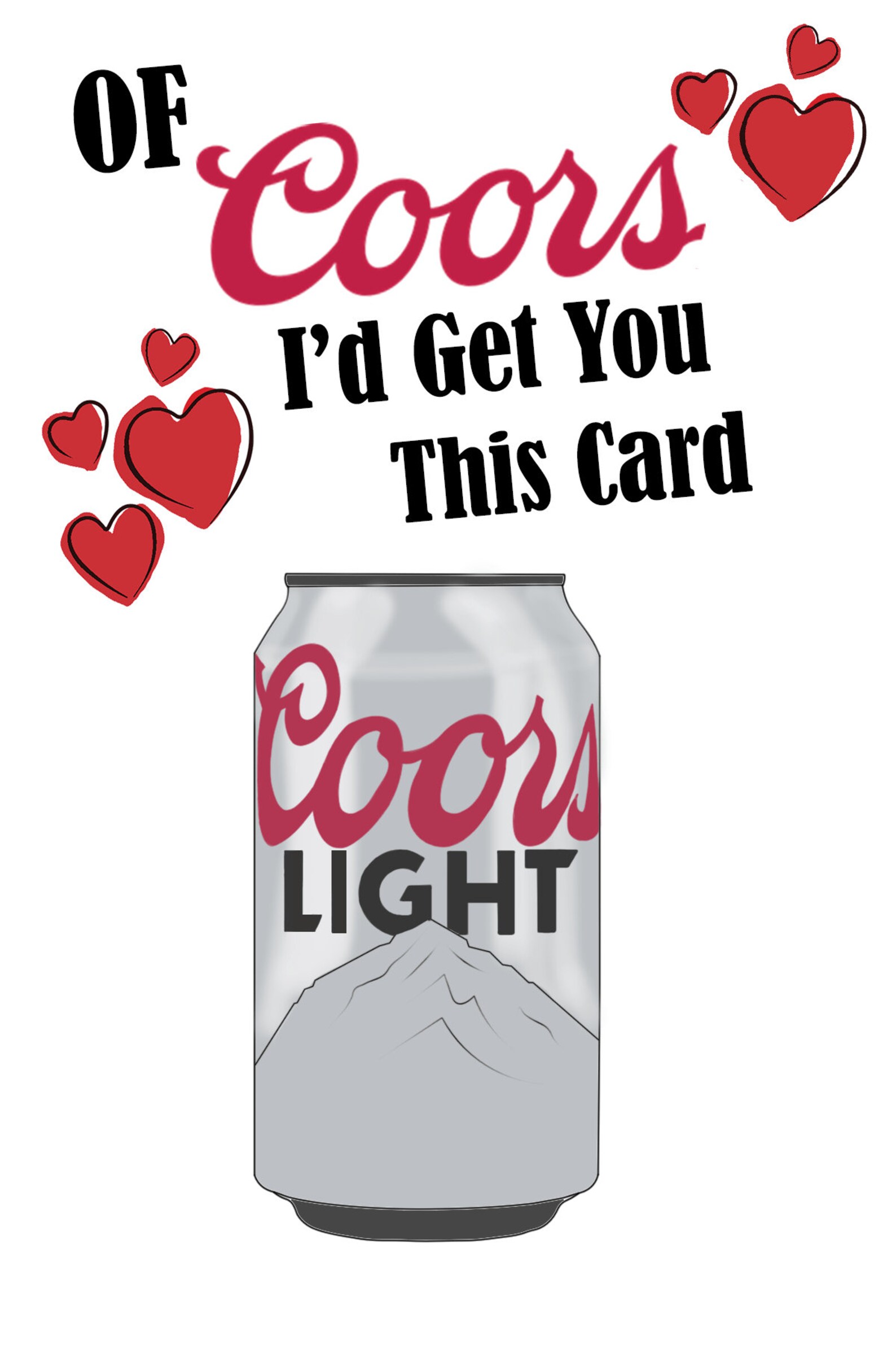 Coors Light Funny Birthday Greeting Card 2021 Etsy