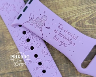 "The Little Prince Vintage inspiriertes Armband passend für die ""A"" Smartwatch ""The Little Prince inspiriert"" - Personalisiertes Armband."