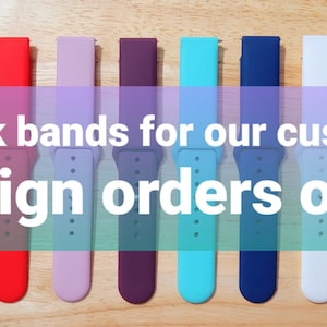 Custom Order for a BLANK watch band (blank watch band only) 20mm and 22mm Watch Band compatible with Samsung Watch
