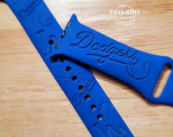LA Dodgers Personalisiertes Uhrenarmband- Personalisiertes Uhrenarmband passend für die „A“ Smartwatch LA Dodgers Inspiriert