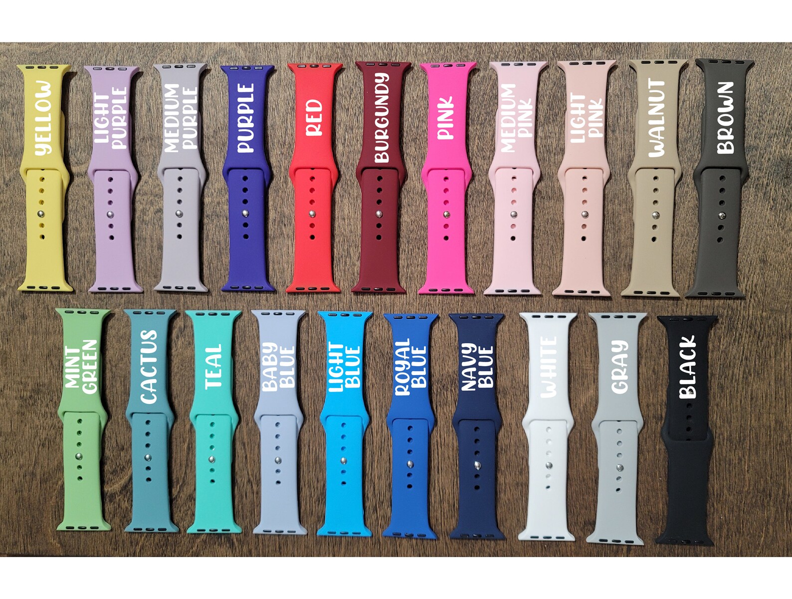 Wildflowers Engraved Watch Band Compatible for the Etsy