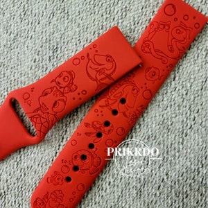 Finding Nemo and Dory Inspired Watch Band compatible for the - "A" Watch Band - Finding Nemo and Dory Personalized watch Band
