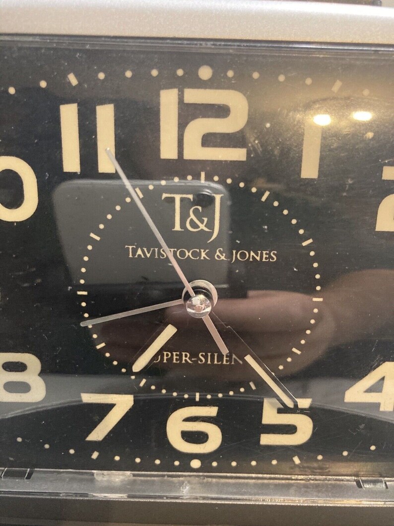 Retro Tavistock and Jones Super Silent Alarm Clock Fully Etsy UK