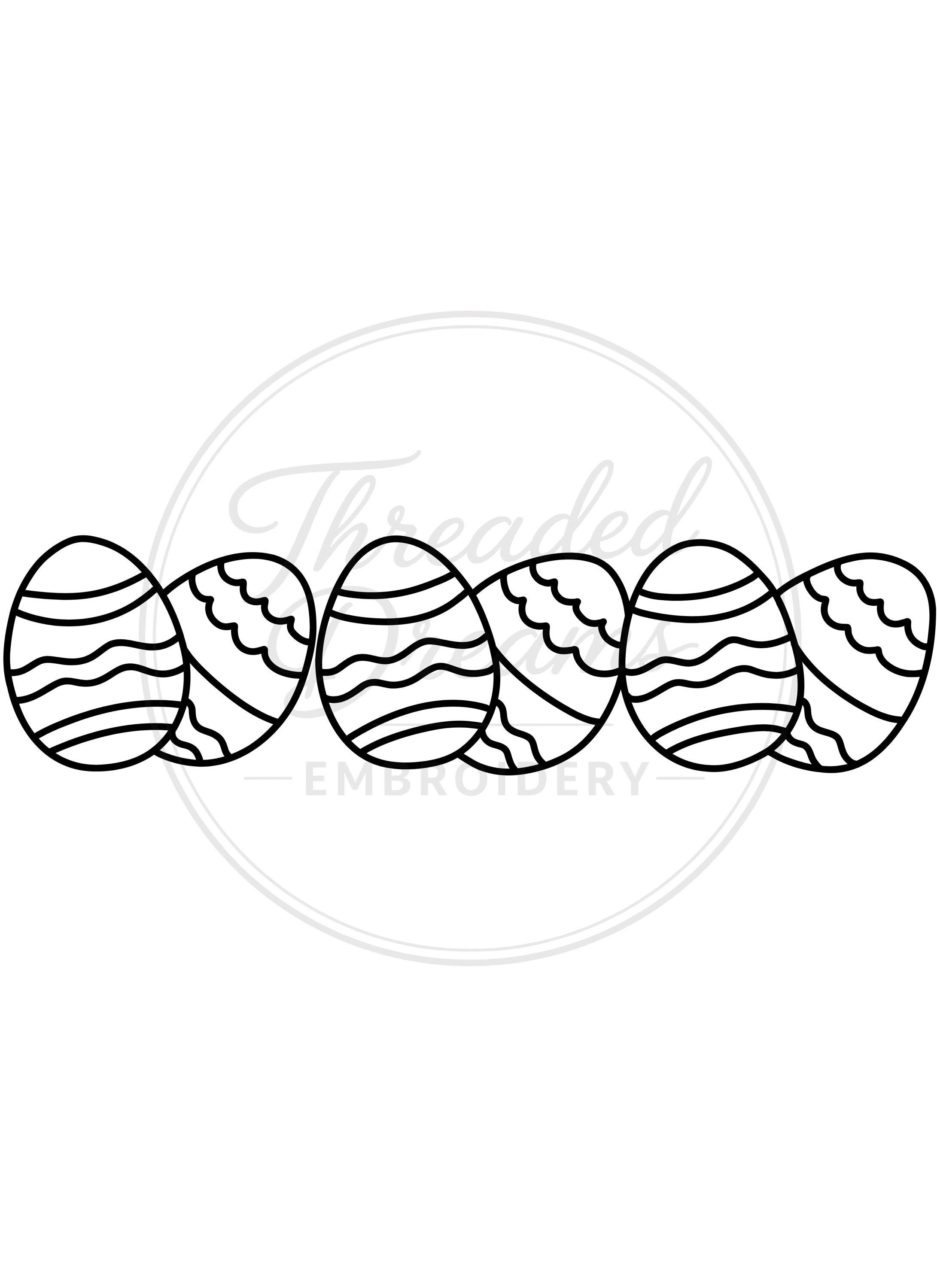 Easter Eggs Svg Png Eps Dxf | Cute Easter Cut File | Spring Cricut ...