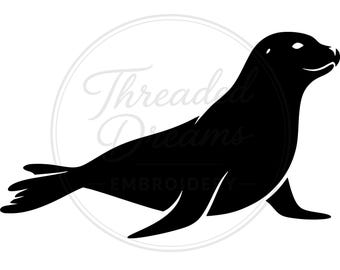 Seal Silhouette Svg Png: Clean Cut File For Crafts
