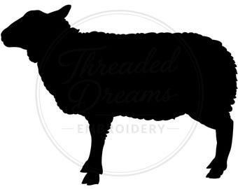 Sheep Silhouette Svg Png: Bold Cut File For Scrapbooking