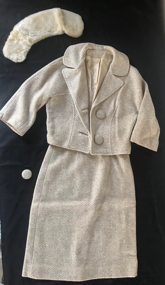arthur jay women’s vintage skirt and blazer set