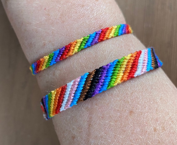 Pride flag deals bracelet