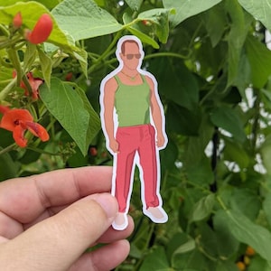 Chris Meloni Sticker, Law and Order SVU Sticker, Chris Meloni pinke Hose, SVU fans, lustige Sticker