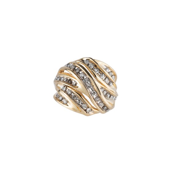 14k diamond pinky ring - image 2