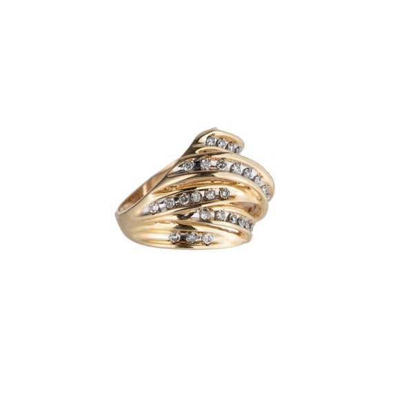 14k diamond pinky ring - image 4