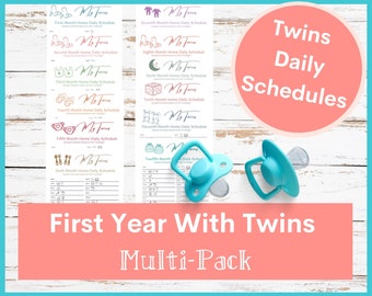Twins Schedule: The First Year With Twins Monthly Schedules