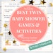 BABY SHOWER GAMES - Twin Baby Shower Planner, Printable Planner ...