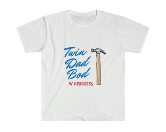 Camiseta divertida para papá de gemelos, regalo del Día del Padre para papá de gemelos, camiseta para papá de gemelos, regalo divertido