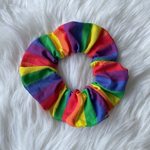 Rainbow Scrunchie