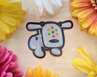 iDog Y2K Nostalgic Holographic Vinyl Sticker| 3 inch