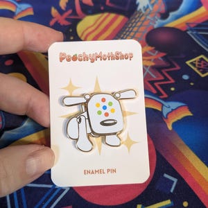iDog Y2K Nostalgic Enamel Pin | 1.5 inch