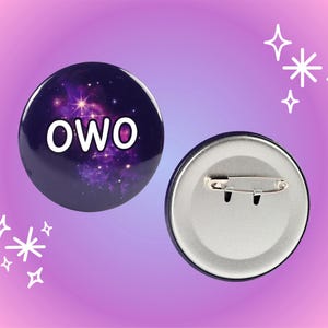 OWO Cute Furry 2.2 Inch Pinback Button