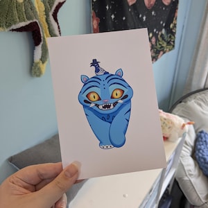 Derpy The Tiger & Sussy KPop Demon Hunters 5x7 Art Print