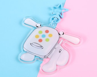 Breloque en acrylique iDog de l'an 2000 : porte-clés nostalgique