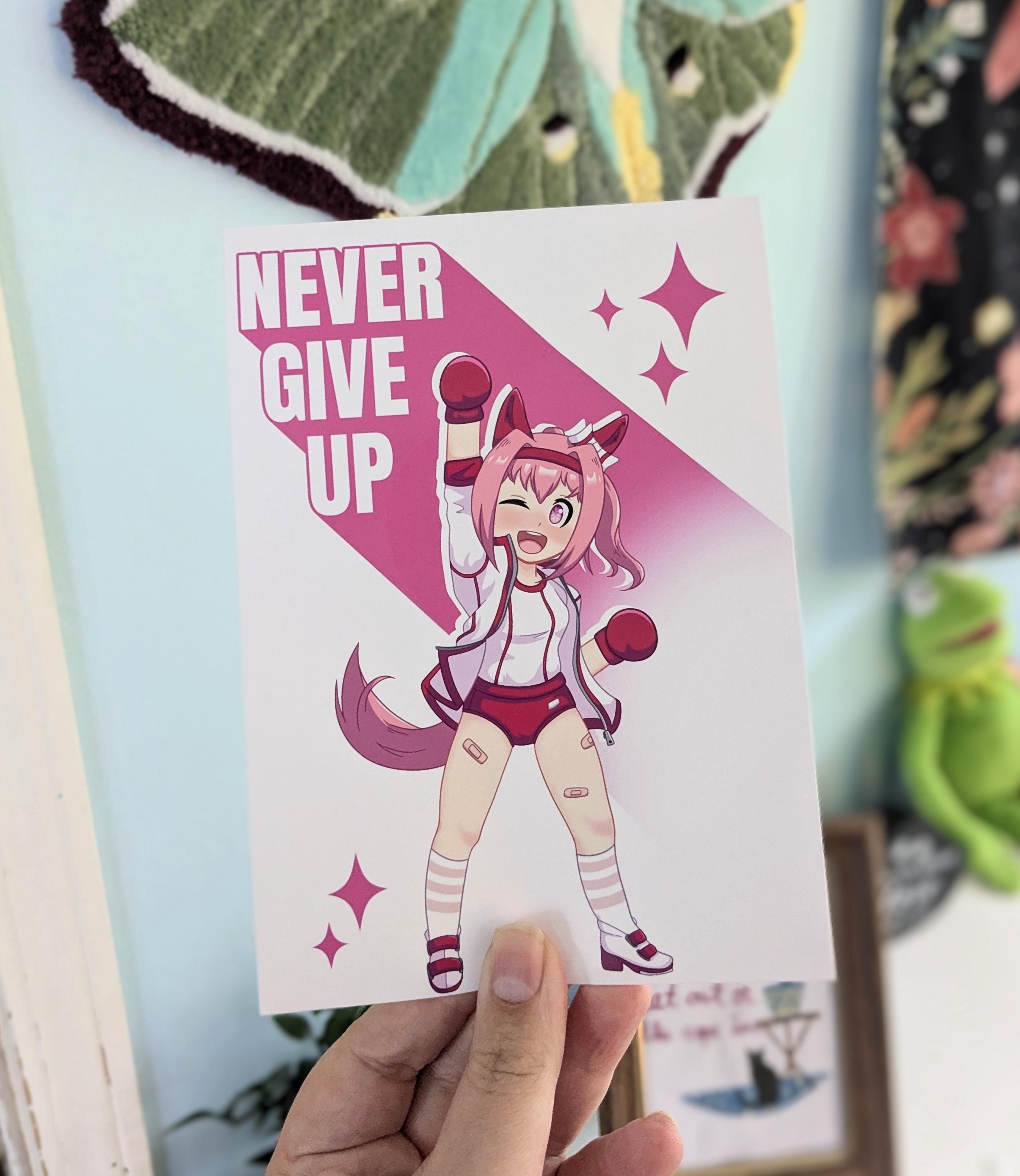 Haru Urara Never Give up Umamusune- 5x7 Art Print - Etsy