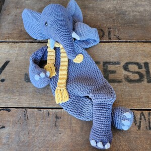 Crochet Pattern: Eddy Elephant, Melly Teddy Ragdoll, cute amigurumi elephant, easy to make elephant lovey, elephant snuggler image 10