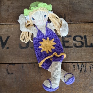 Crochet Pattern: Sunshine Kids, Melly Teddy Ragdoll, cute amigurumi girl & boy ragdoll, easy to make boy lovey, girl snuggler image 6