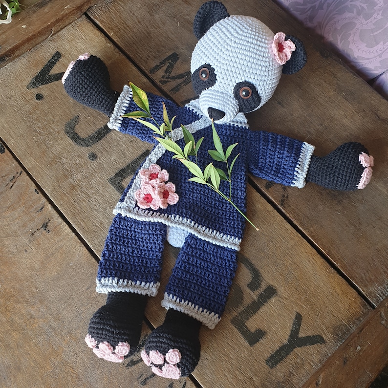 Crochet Pattern: Bear Collection, Melly Teddy Ragdoll Bear pattern bundle, bear crochet patterns, bear snuggler, bear lovey, 3 in 1 pattern image 5