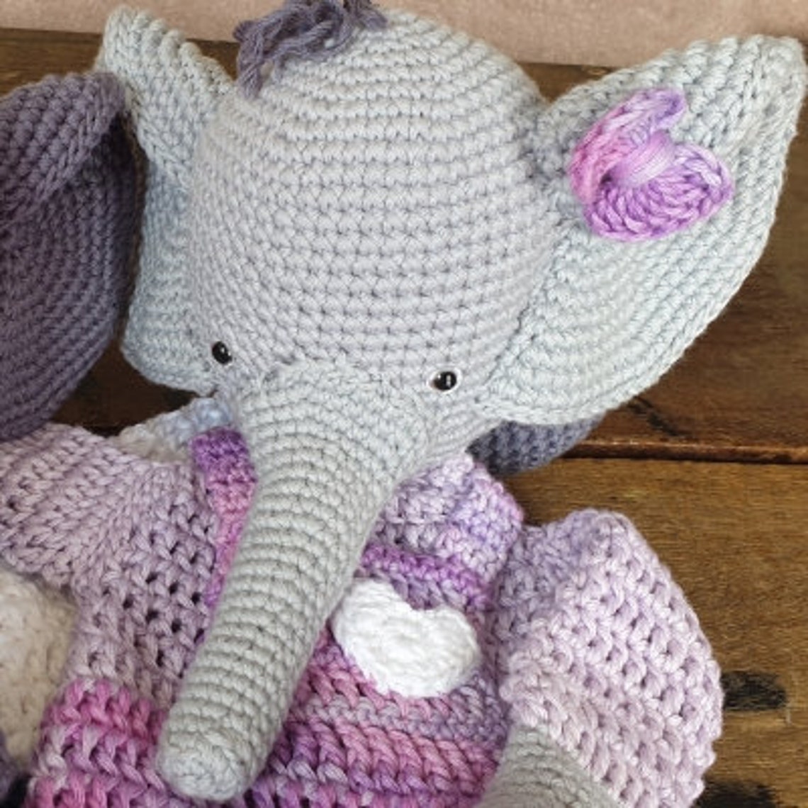 Melly Teddy Ragdoll Elephant amigurumi elephant crochet Etsy