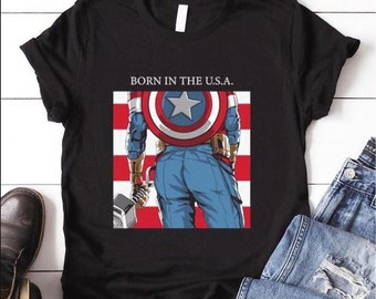 Captain America/'s Ass Iron on Patch