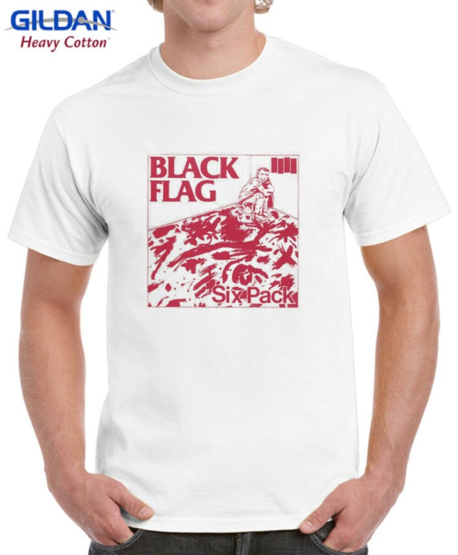 Black Flag Six Pack Tshirt Size S 5XL Etsy