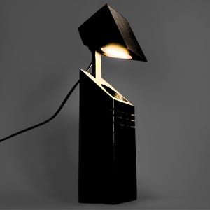 Personalized Wooden Desk Lamp | Office Lamp | Handcrafted Gift| Reading Lamp | Unique Adjustable Desk Lamp | Housewarming Gift