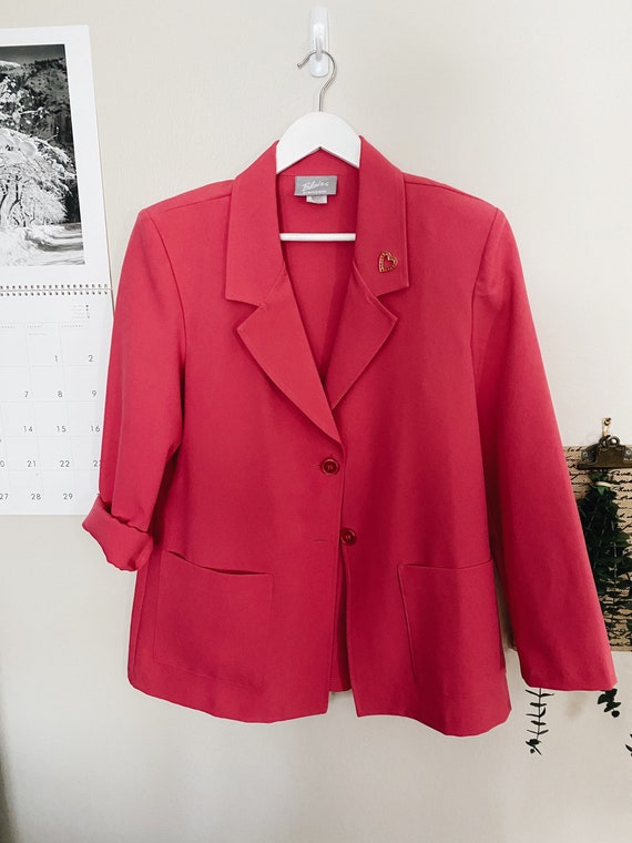 Vintage Hot Pink Blazer