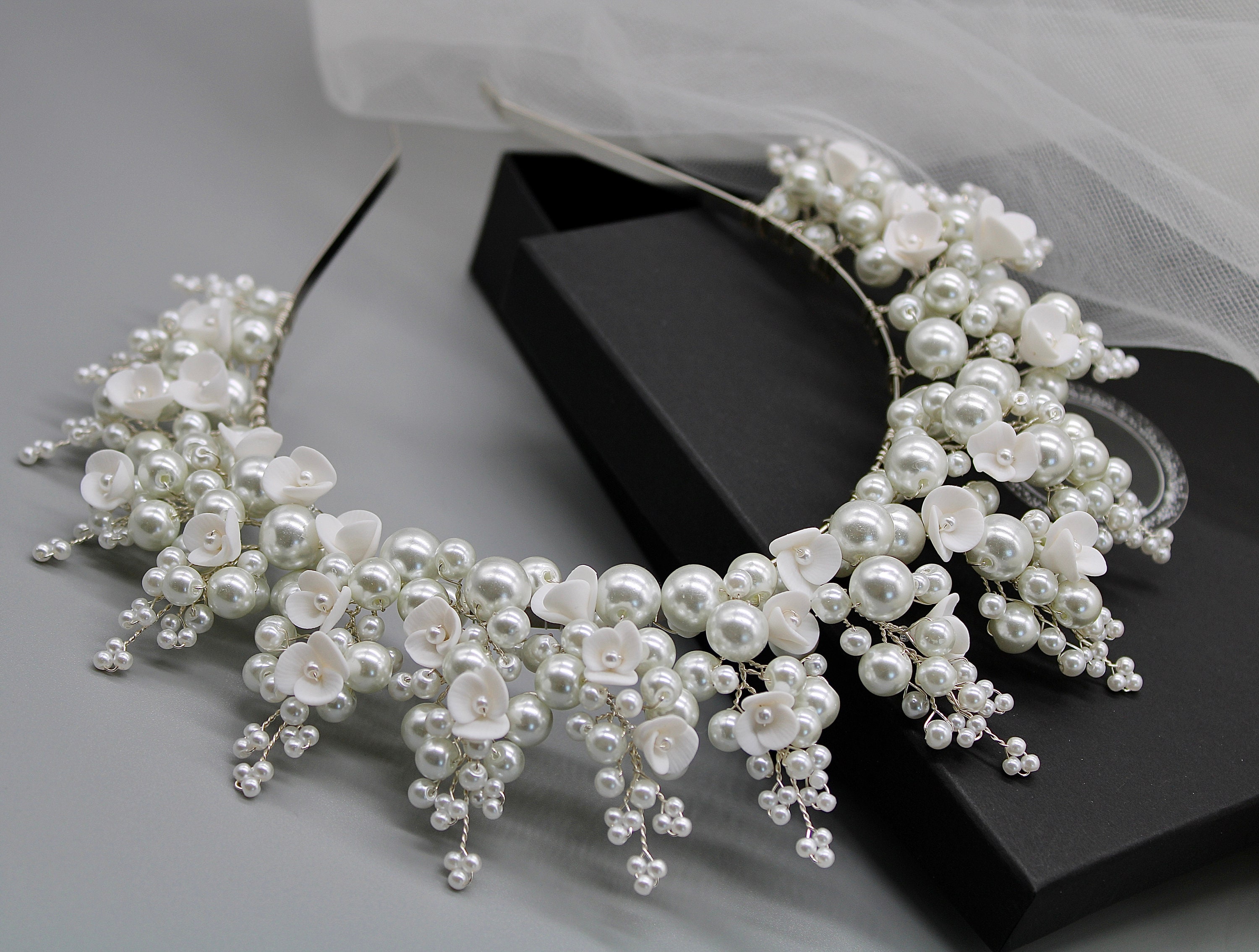 Round Faux Pearl Dressmaking Pins Box Wedding Essentials - Temu