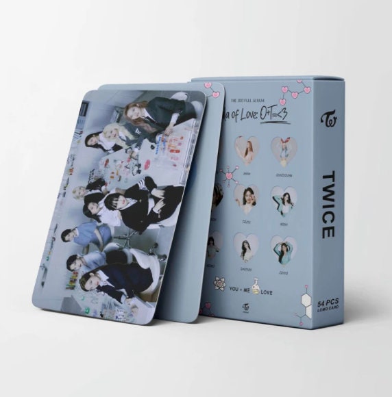 Lanbena 54pcs / set Kpop Twice 4ème meilleur album Lomo Cards K