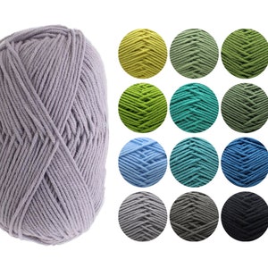 DROPS Belle Knitting Yarn Summer/spring Light Yarn Cotton Linen Yarn  Worsted DK 50g 