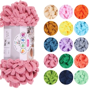 Chunky Chenille Yarn For Blanket Soft And Fluffy Crochet Yarn For DIY  Projects Fluffy Thick And Soft Chunky Chenille Yarn For - AliExpress