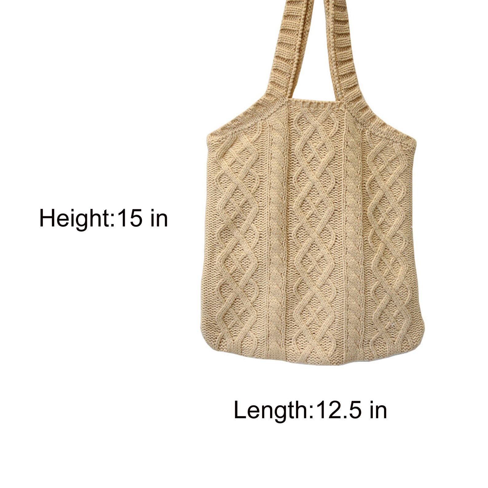 Retro Twist Knitted Bag Handmade Woolen Bag Women's Etsy