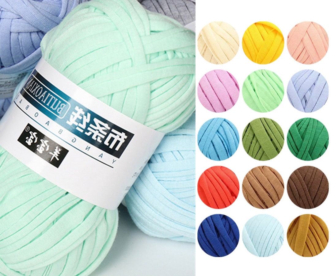 100g Tshirt Yarn Chunky Crochet Yarn Fabric Yarn for Etsy