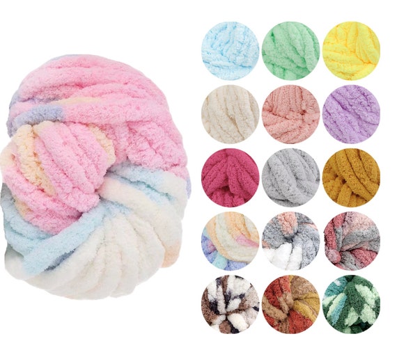 Chunky Crochet Yarn, 250g Big Yarn, Crochet Wool Yarn, Yarn for Hand  Crafting, Felt Yarn, Crochet Bag DIY Materials, Amigurumi Knitting Yarn 
