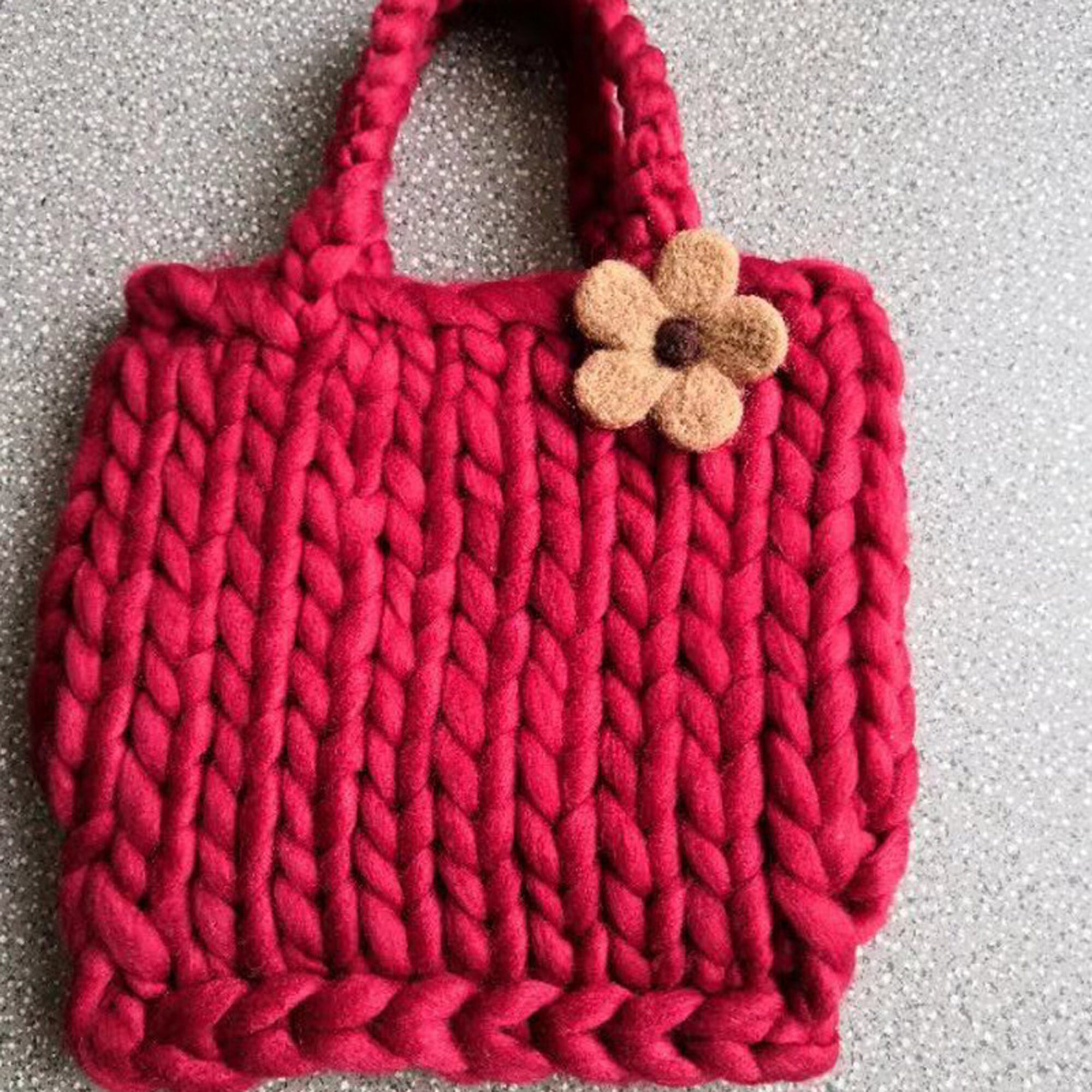 Rough Woolen BagHand Crochet BagHandmade Crossbody BagLarge Etsy