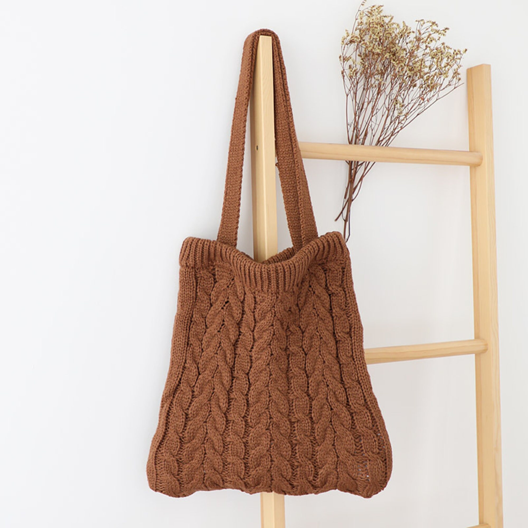 Woolen Knitting Bag Hand Crochet Bag handmade Crossbody Bag Etsy