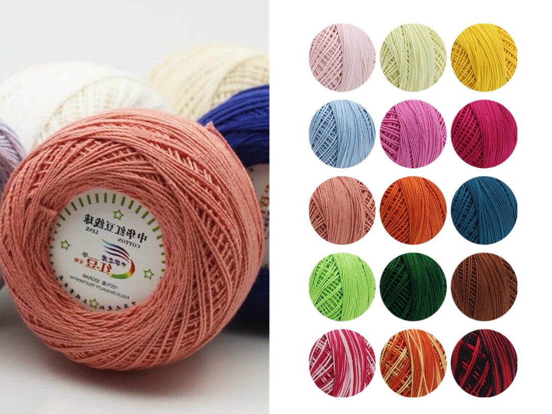 3 Ply Cotton Yarn, 50 Grams Soft Crochet Yarn, High Quality Cotton Yarn