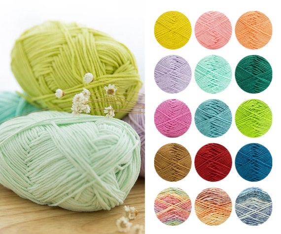60% Wool Rainbow Yarn For Crocheting 40% Man Made Fiber Acrylic