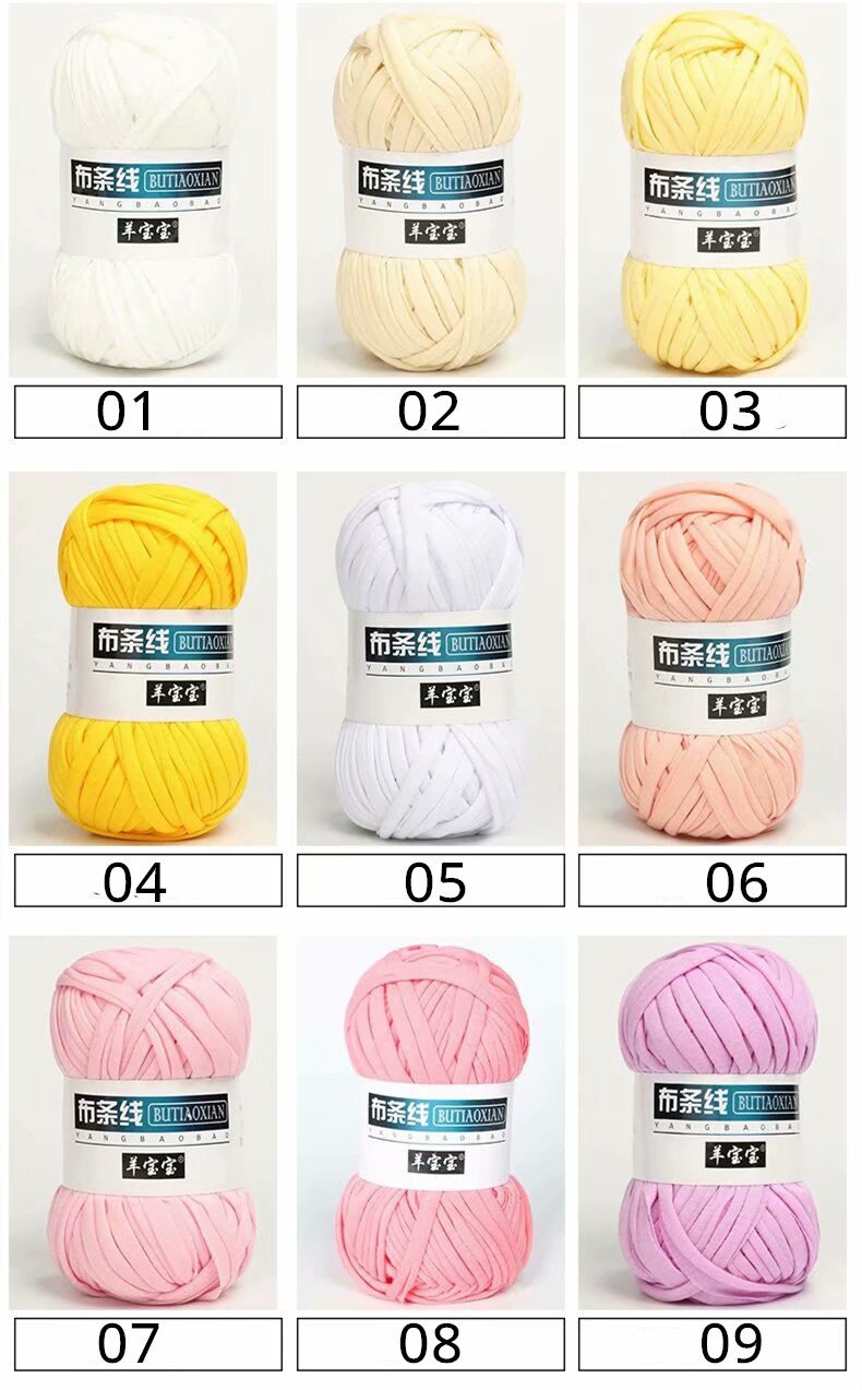 100g Tshirt Yarn Chunky Crochet Yarn Fabric Yarn for Etsy
